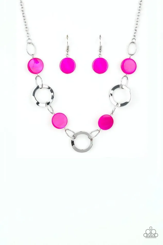 Necklaces Paparazzi Jewelry Paparazzi Necklace Bermuda Bliss Pink
