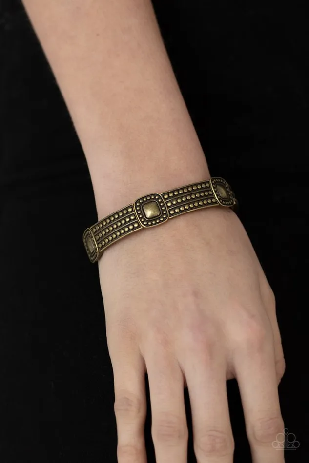 Paparazzi Bracelet Rustic Redux Brass Paparazzi Jewelry Bracelets