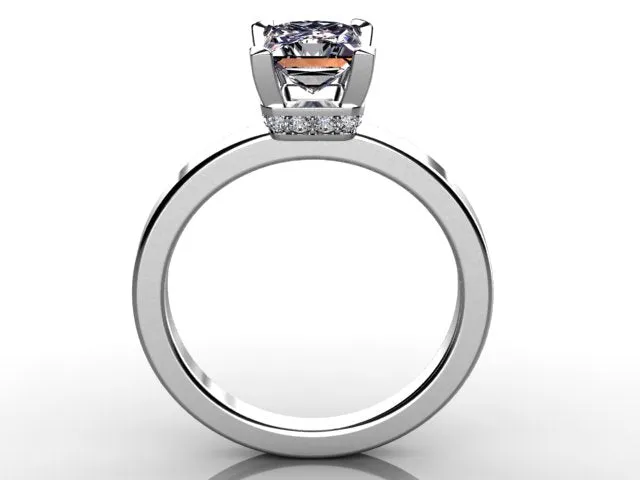 vendorunknown Princess Diamond Engagement Ring From the Christopher Michael Collection Rings vendorunknown Princess Diamond Engagement Ring From the Christopher Michael Collection Rings