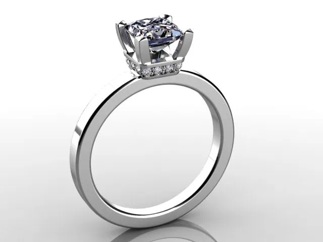 vendorunknown Princess Diamond Engagement Ring From the Christopher Michael Collection Rings vendorunknown Princess Diamond Engagement Ring From the Christopher Michael Collection Rings