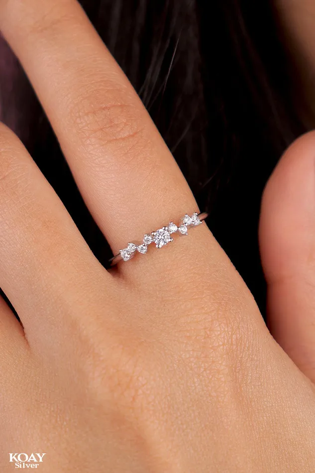Zircon Ring 057 KOAY Silver Store Rings