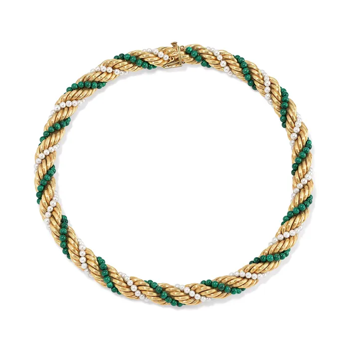 Necklaces SG Fine Malachite Rope Necklace