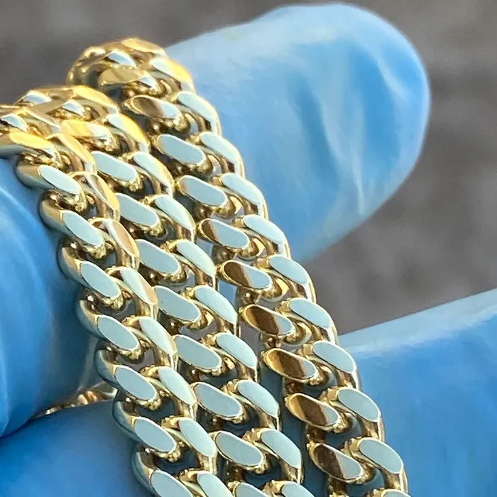 14K Gold Plated over 925 Silver Miami Cuban Link Chain Necklace 5MM 1824 Bling Cartel Admin Necklaces
