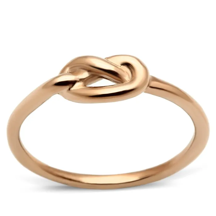 Alamode Rings TK630R IP Rose GoldIon Plating Stainless Steel Ring with No Stone Alamode Rings TK630R IP Rose GoldIon Plating Stainless Steel Ring with No Stone