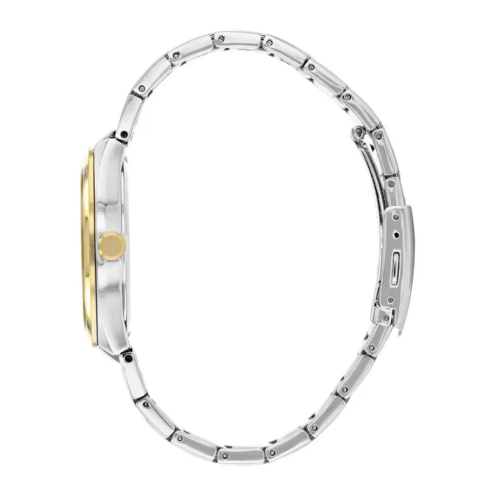 Bracelets Citizen Citizen Mens Watch EcoDrive Date Silver Stainless Steel Bracelet AW137451B