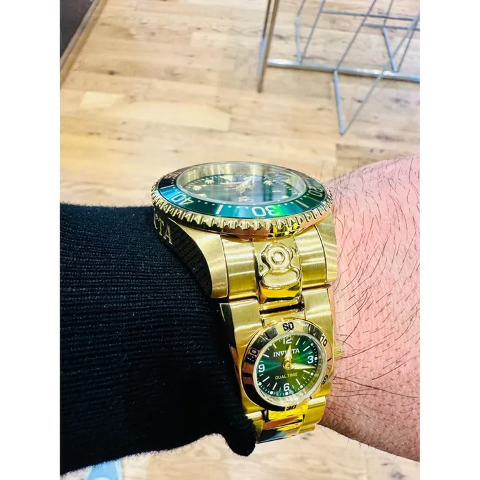 Bracelets Invicta Mens Watch Pro Diver Dual Time Automatic Green Dial Bracelet 45818 Invicta Bracelets Invicta Mens Watch Pro Diver Dual Time Automatic Green Dial Bracelet 45818 Invicta