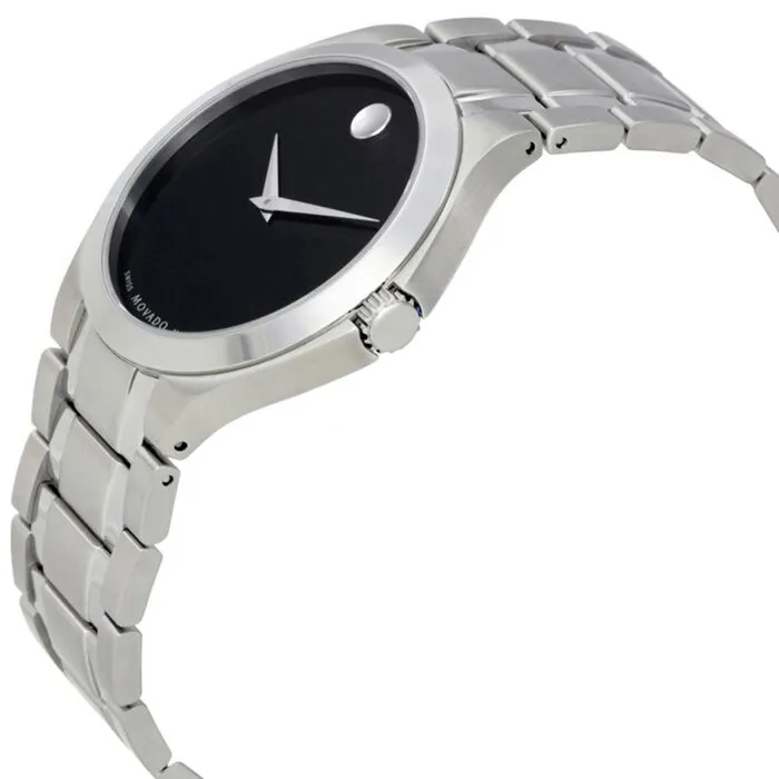 Bracelets Movado Mens Quartz Watch Round Black Dial Silver Stainless Steel Bracelet 0606781 Movado Bracelets Movado Mens Quartz Watch Round Black Dial Silver Stainless Steel Bracelet 0606781 Movado