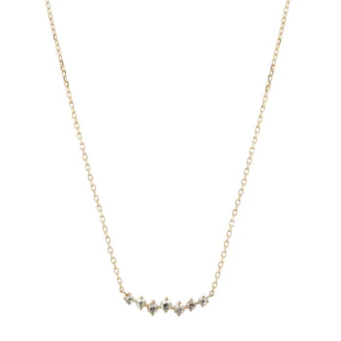 Celine DAoust Necklaces Twisted Rose Cut Diamonds Necklace