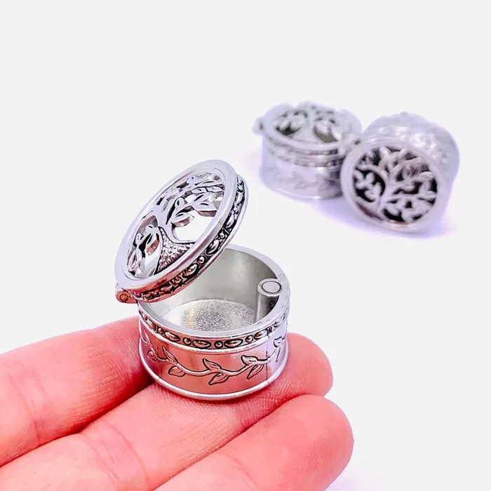 Charm Necklaces GANZ Tree of Life Box Pocket Charm PT 104