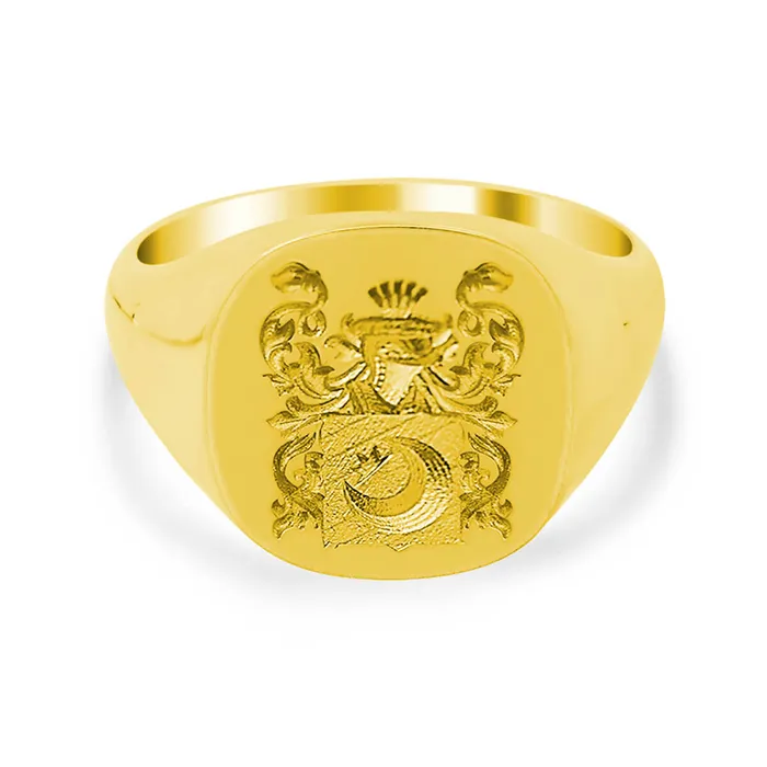 deBebians Rings Mens Square Signet Ring Medium CAD Designed Family Crest Logo deBebians Rings Mens Square Signet Ring Medium CAD Designed Family Crest Logo