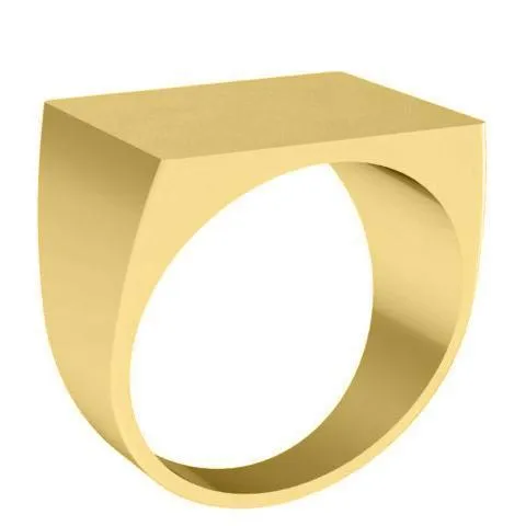deBebians Rings Square Face Signet Ring 15mm x 19mm deBebians Rings Square Face Signet Ring 15mm x 19mm