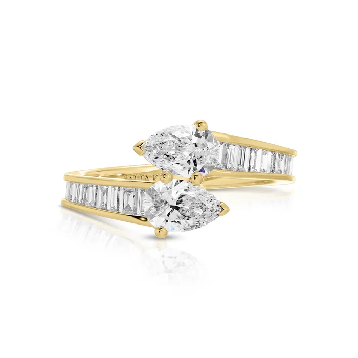 DIAMOND SATURN RING anitako Rings