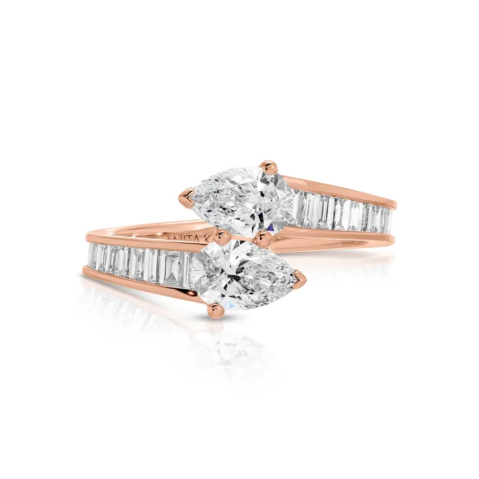 DIAMOND SATURN RING anitako Rings