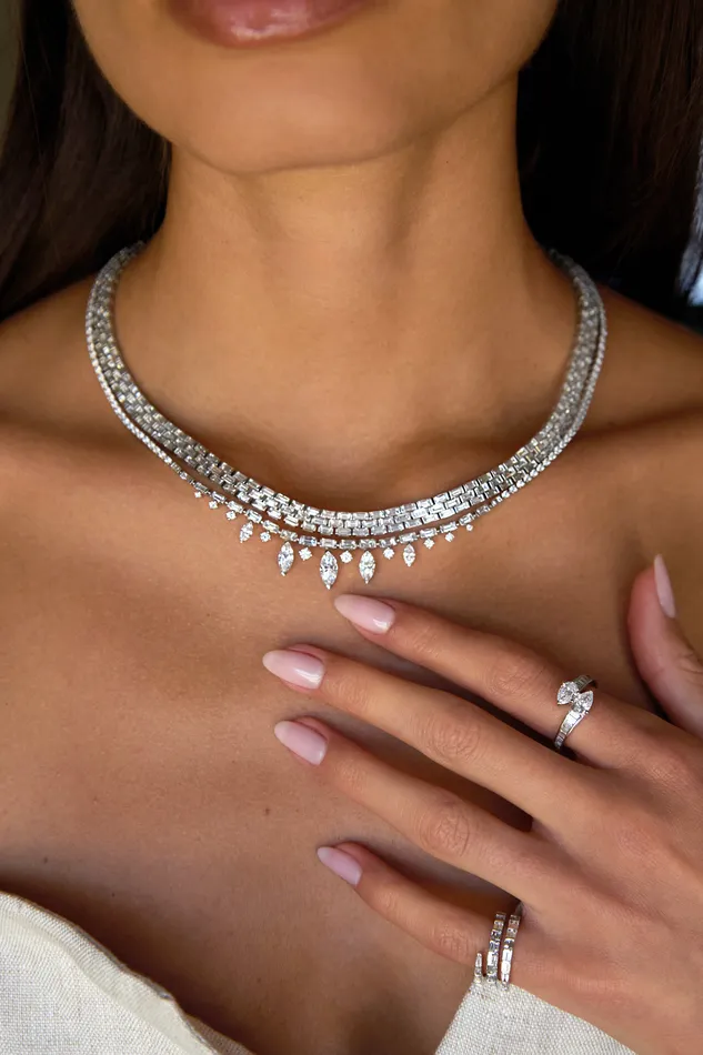 DIAMOND SATURN RING anitako Rings