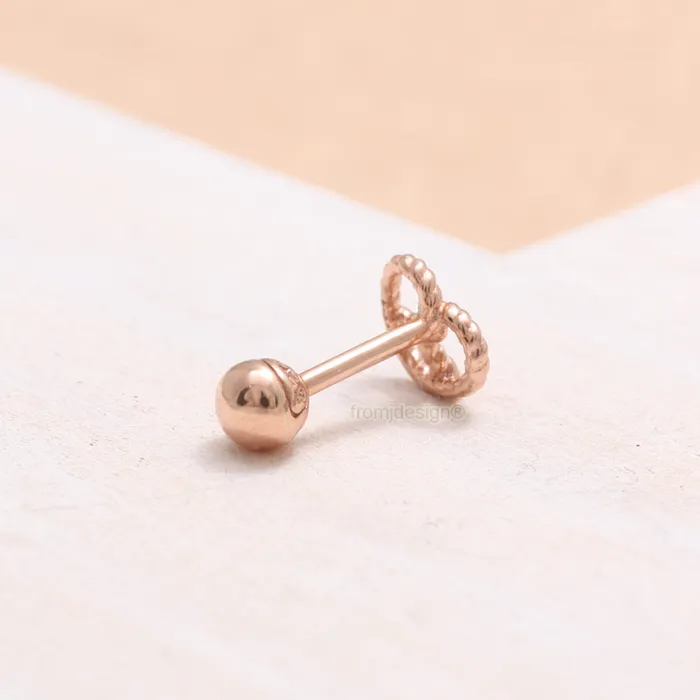 Earrings from J Shop Small Rope Pretzel Ear Piercing