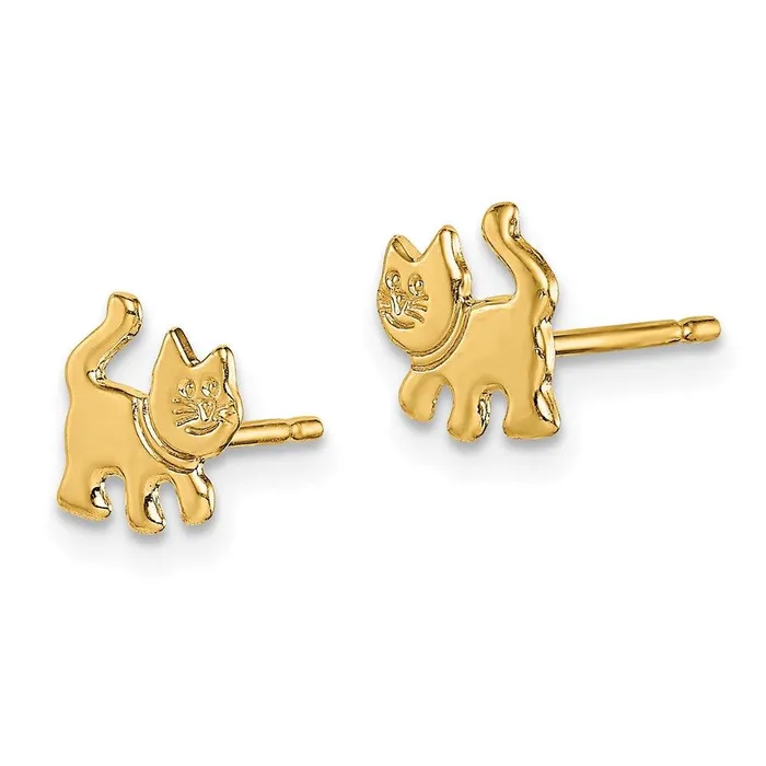Earrings Jewelry Madi K Kids 14k Kitten Post Earrings Earrings Jewelry Madi K Kids 14k Kitten Post Earrings