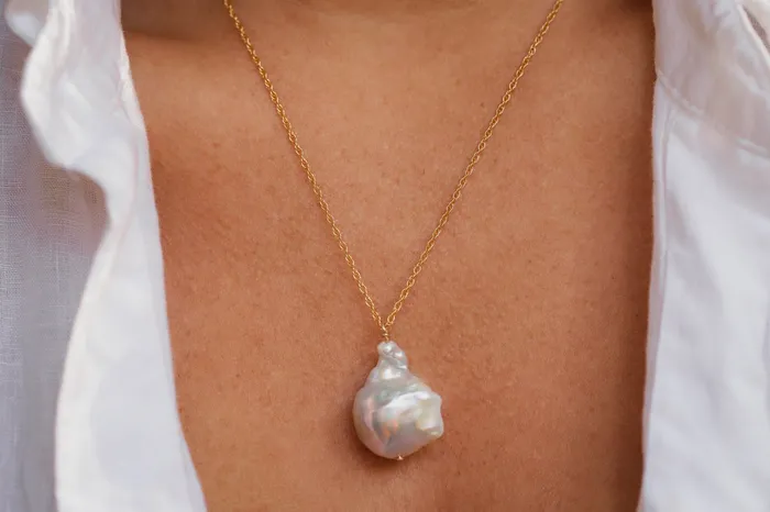 Earthly Abundance Jewelry Baroque Pearl necklace Necklaces