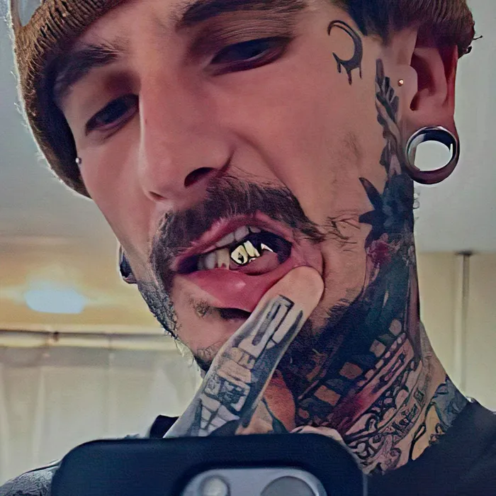 Gold Plated over 925 Sterling Silver Three Teeth Custom Grillz Bling Cartel Admin Rings