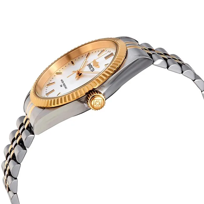 Invicta Bracelets Invicta Mens Bracelet Watch Specialty Quartz Silver Dial Two Tone Steel 29378