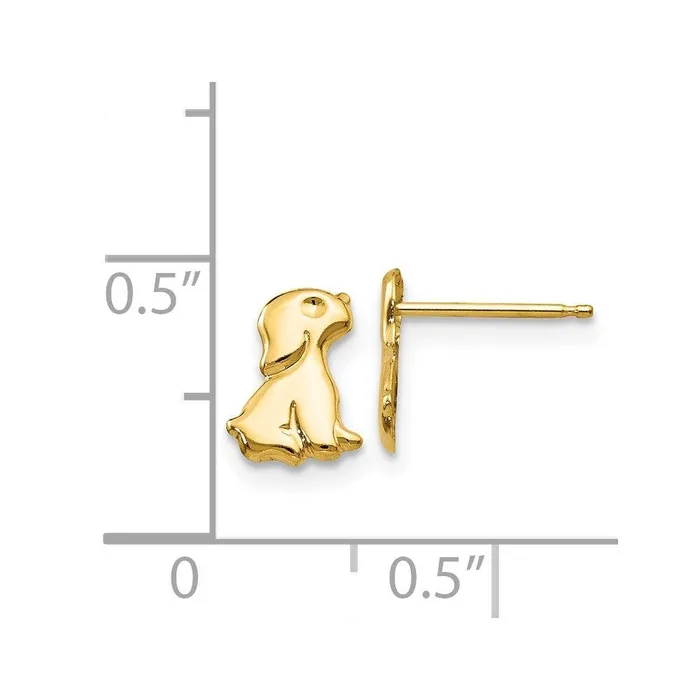 Jewelry Madi K Kids 14k Sitting Dog Post Earrings Earrings Jewelry Madi K Kids 14k Sitting Dog Post Earrings Earrings