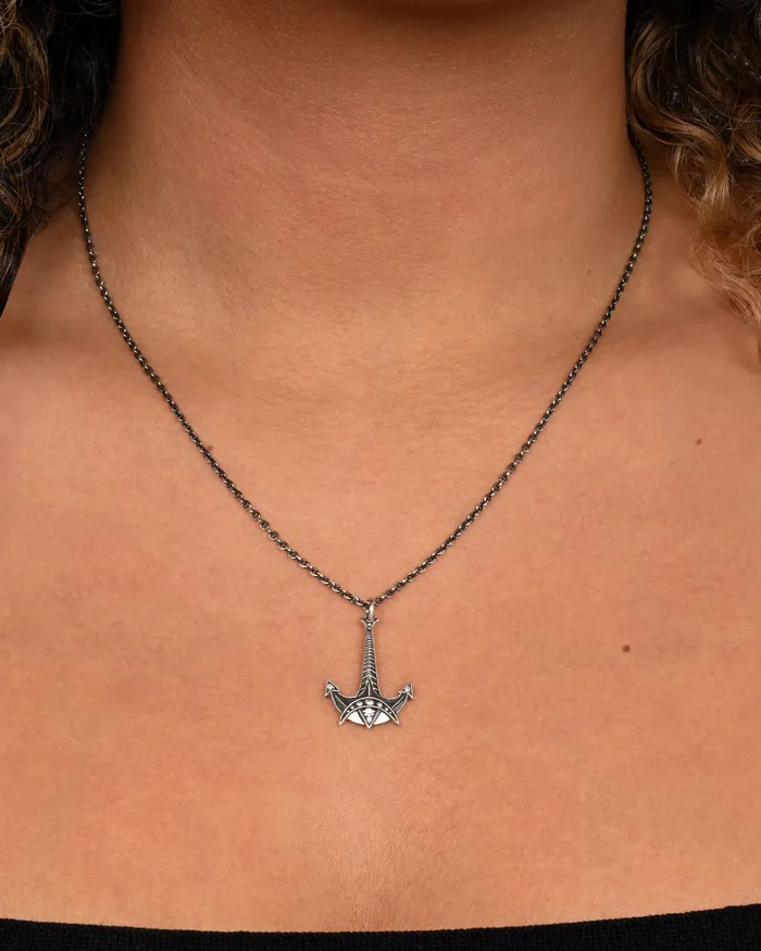 Jonahs Anchor Diamond Pendant Necklace DMD METAL Necklaces Jonahs Anchor Diamond Pendant Necklace DMD METAL Necklaces