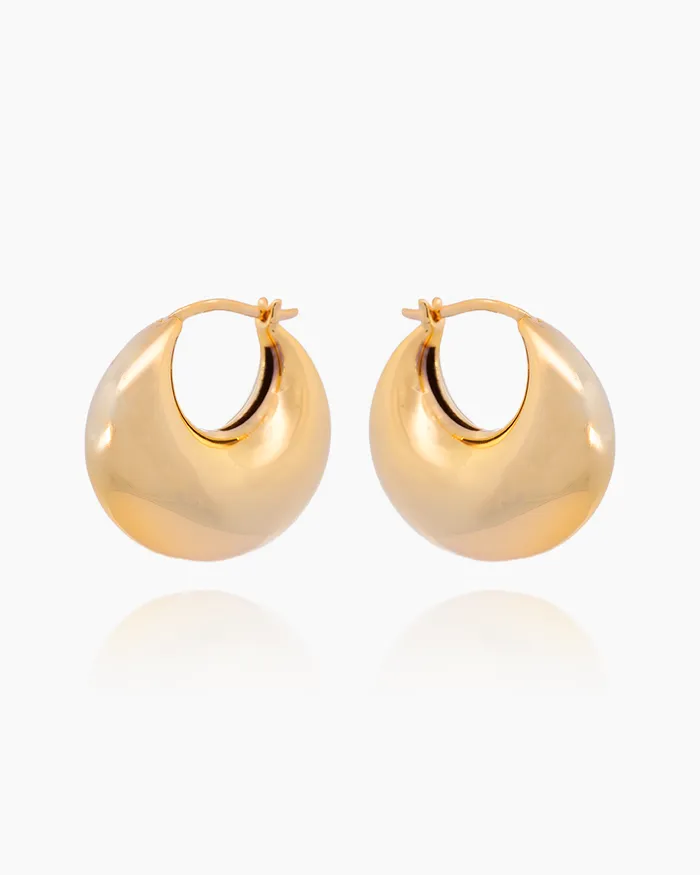 Kendall Gold Hoops Penny Pairs PreStyled Sets