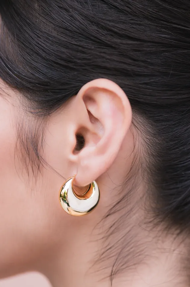 Kendall Gold Hoops Penny Pairs PreStyled Sets Kendall Gold Hoops Penny Pairs PreStyled Sets