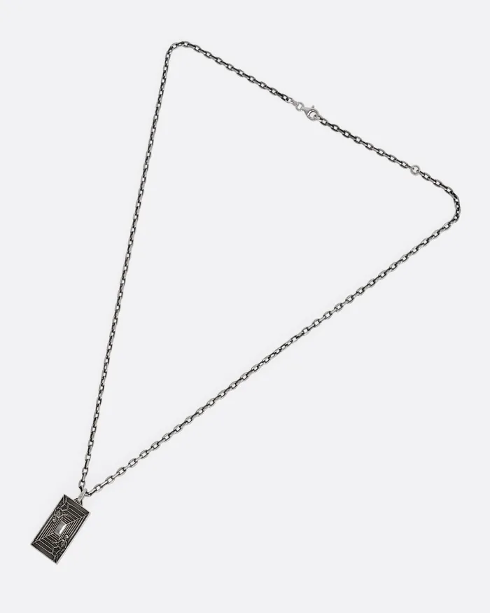 Necklaces Erro Tag Pendant Necklace DMD METAL Necklaces Erro Tag Pendant Necklace DMD METAL