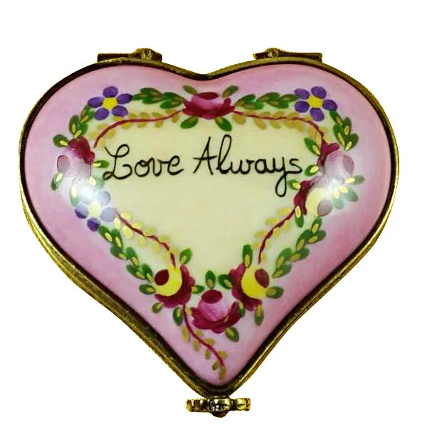 Necklaces Rochard Heart Love Always Limoges Box Rochard Limoges
