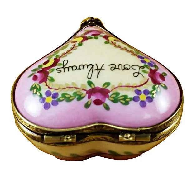 Necklaces Rochard Heart Love Always Limoges Box Rochard Limoges