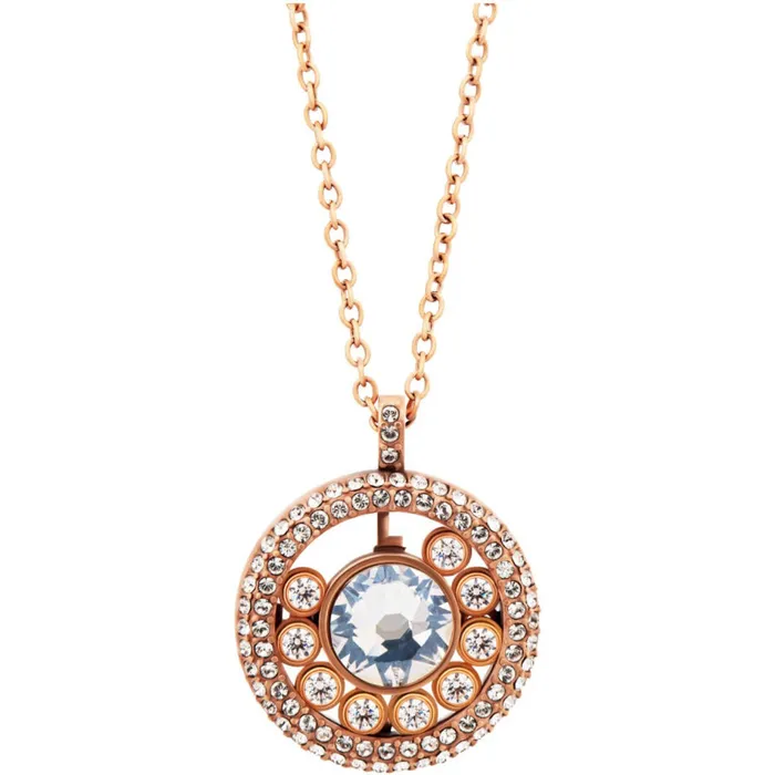 Necklaces Swarovski Swarovski Womens Necklace and Bracelet Admiration Rose Gold Plated Chain 5491668