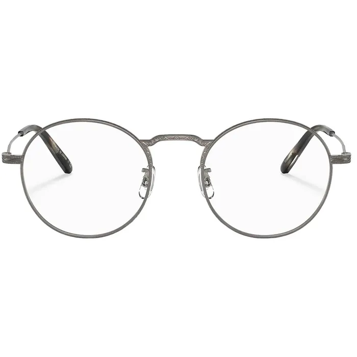 Oliver Peoples Rings Oliver Peoples Mens Eyeglasses Antique Pewter Frame OLIVER PEOPLES OV1282T 5289