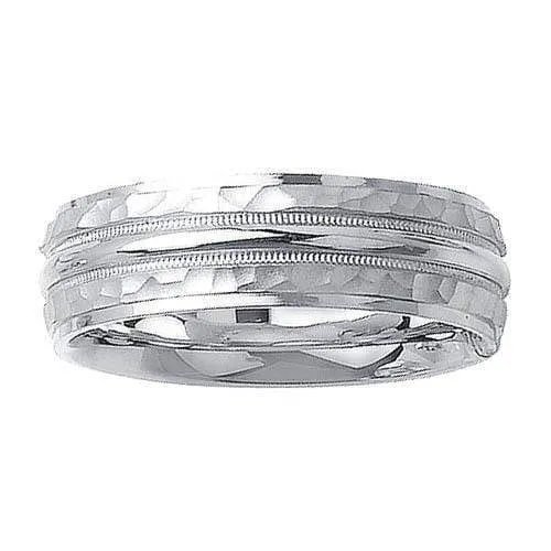 Platinum Band for Men in 7mm Comfort Fit PT950 deBebians Rings