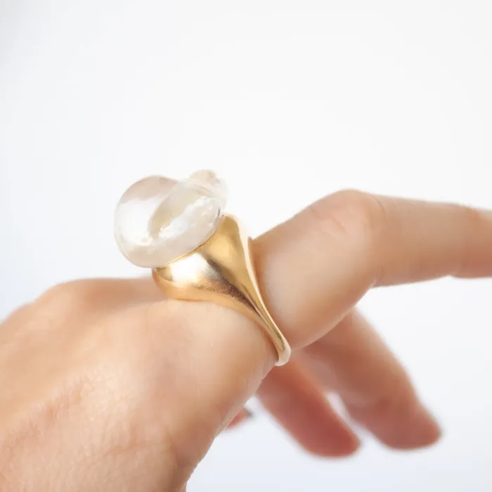 Quartz Cloud Ring TenThousandThings Rings