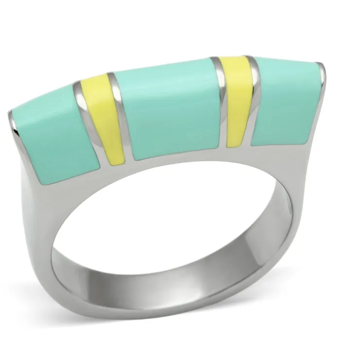 Rings Alamode TK528 High polished no plating Stainless Steel Ring with No Stone Rings Alamode TK528 High polished no plating Stainless Steel Ring with No Stone