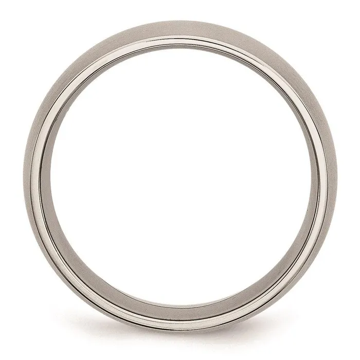 Rings Chisel Stainless Steel 7mm Brushed Band Rings Chisel Stainless Steel 7mm Brushed Band