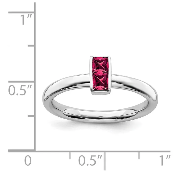 Rings Stackable Expressions Sterling Silver Stackable Expressions Created Ruby Ring QSK2118 Rings Stackable Expressions Sterling Silver Stackable Expressions Created Ruby Ring QSK2118