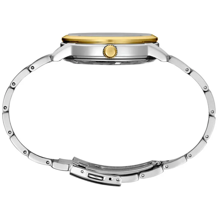 Seiko Mens Automatic Watch Essentials Silver Tone Dial Two Tone Bracelet SRPH92 SEIKO Bracelets Seiko Mens Automatic Watch Essentials Silver Tone Dial Two Tone Bracelet SRPH92 SEIKO Bracelets