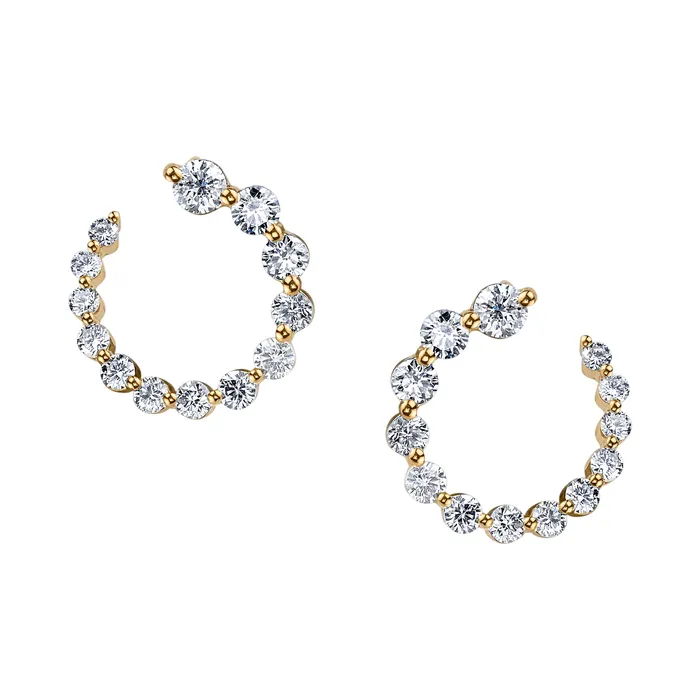 SMALL DIAMOND GARLAND EARRINGS anitako Earrings