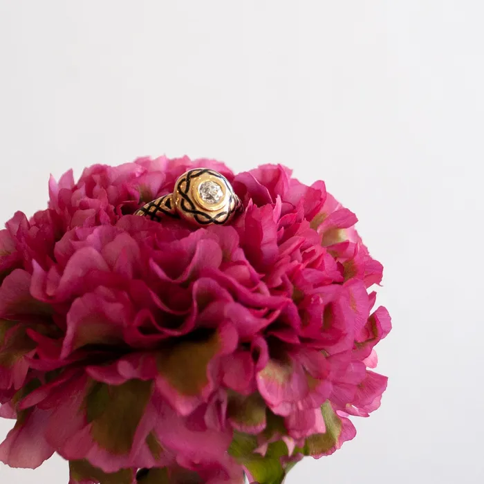 Vintage Diamond Mourning Ring Antique Vintage Jewelry Rings