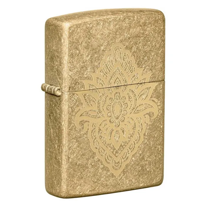 Zippo Necklaces Zippo Windproof Lighter Henna Tattoo Design Tumbled Brass 49798 Zippo Necklaces Zippo Windproof Lighter Henna Tattoo Design Tumbled Brass 49798