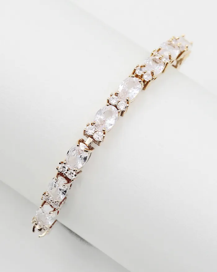 12212023 Bracelets Oval CZ Stone Tennis Bracelet 12212023 Bracelets Oval CZ Stone Tennis Bracelet
