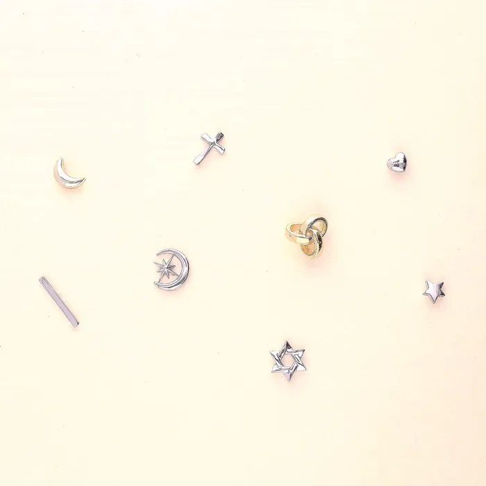 Bar Stud Earrings in Sterling Silver BERRICLE Earrings