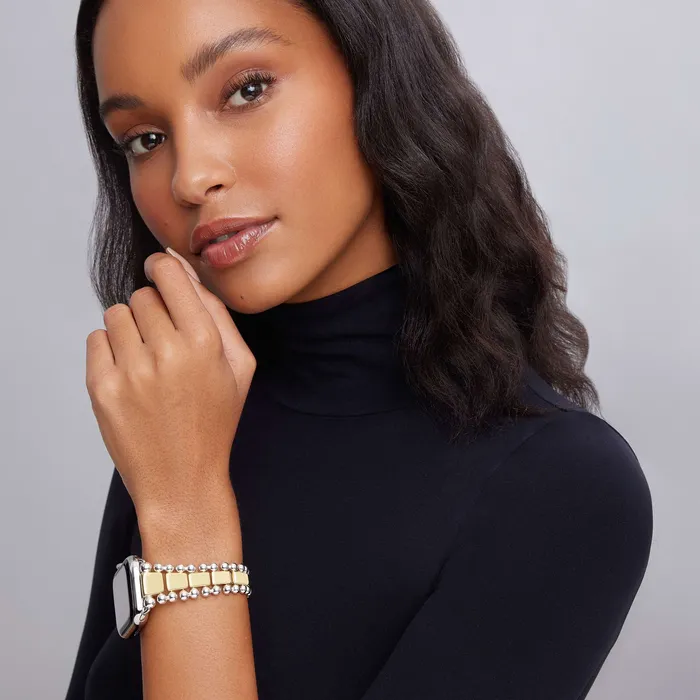 Bracelets Smart Caviar 18K Gold and Sterling Silver Watch Bracelet4249mm LAGOS