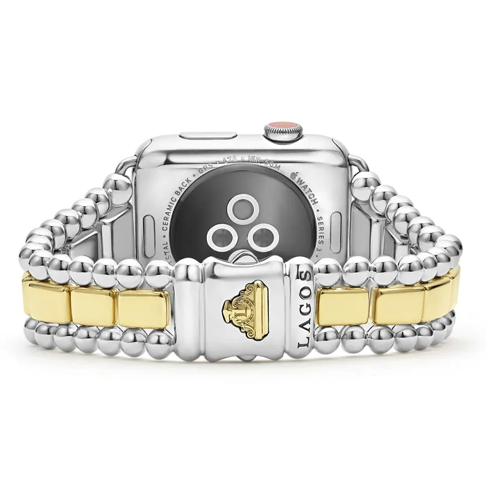 Bracelets Smart Caviar 18K Gold and Sterling Silver Watch Bracelet4249mm LAGOS