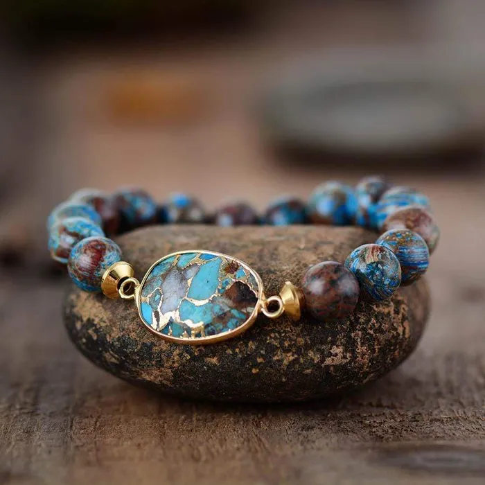 Bracelets WickedAF Blue Jasper Bracelet