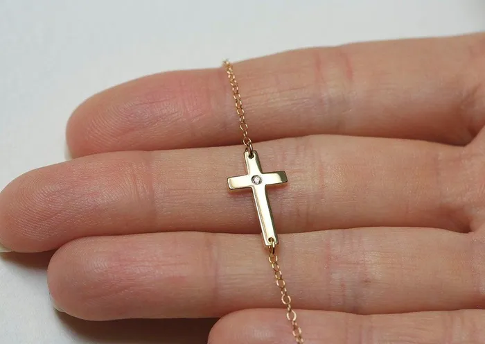 Cross Necklace Diamond Cross Capucinne Necklaces