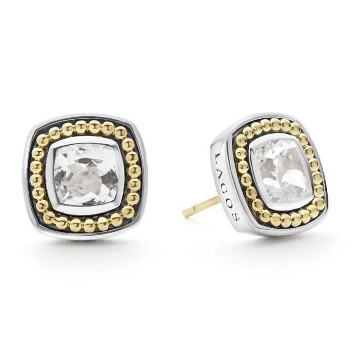 Earrings LAGOS Rittenhouse White Topaz Stud Earrings