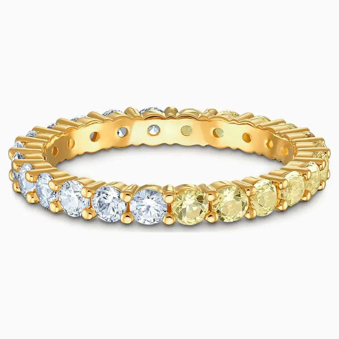 Rings Swarovski Swarovski Vittore Half Ring Gold Tone
