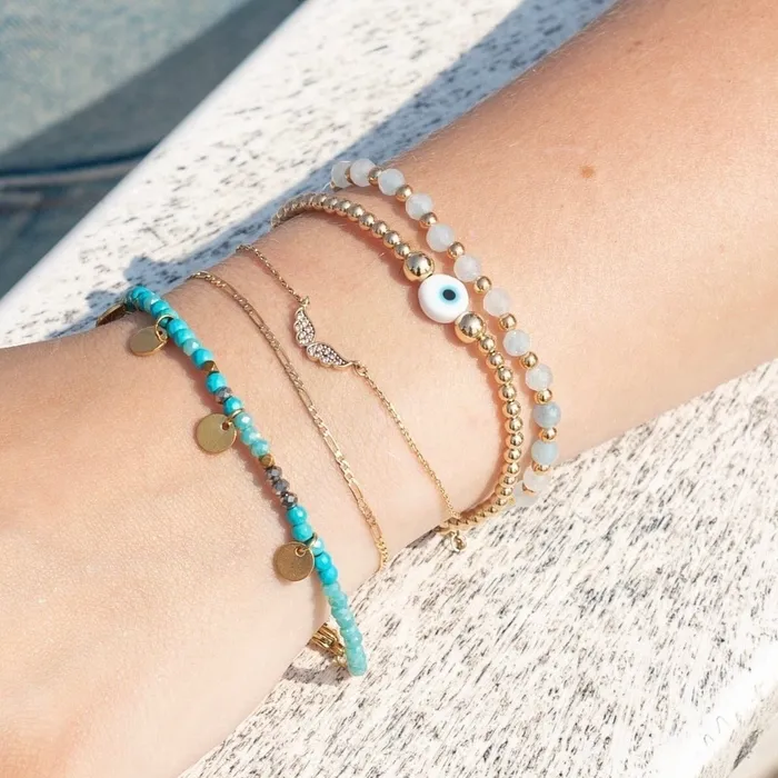 10K Gold Angelina Angel Bracelet Suetables Bracelets